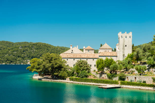 istock The Benedictine monastery, island of Mljet 916227422