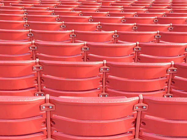 istock Back of Red Seats 91622935