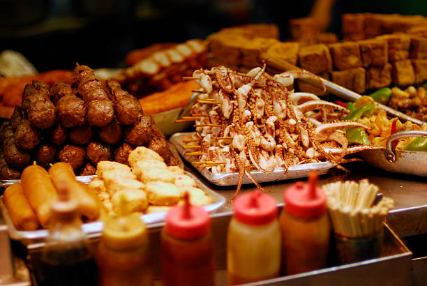 istock Market Stall in Hong Kong 91622984