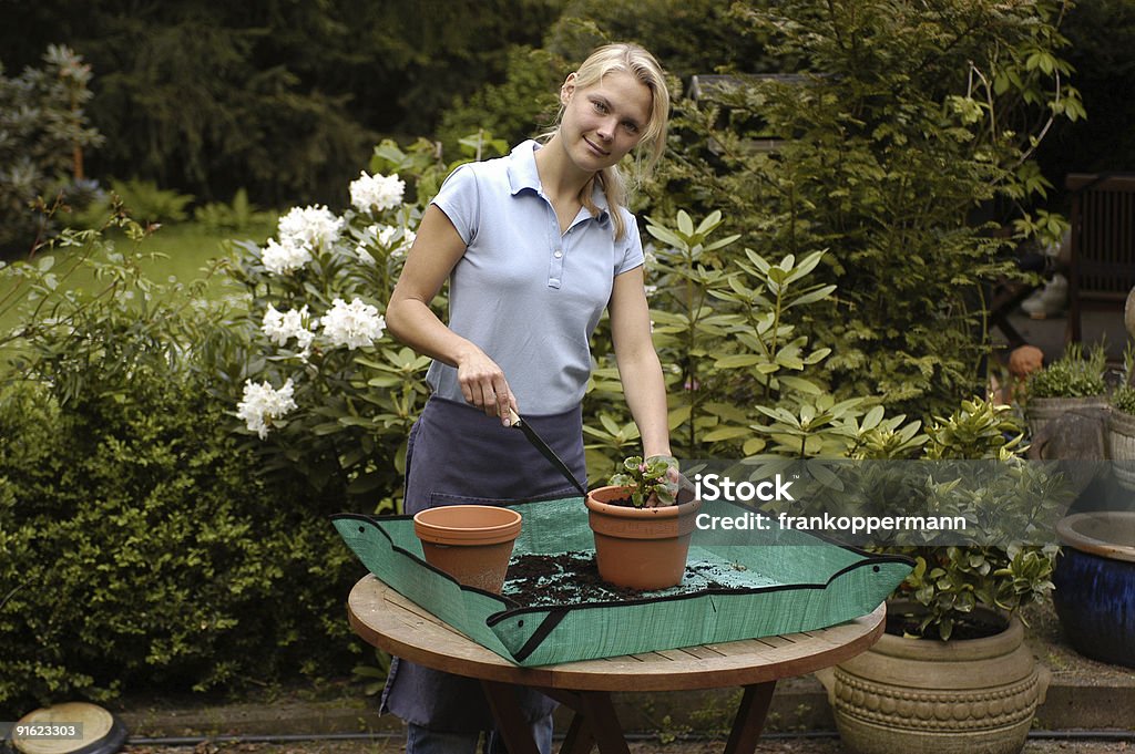 Gartenarbeit - Lizenzfrei Attraktive Frau Stock-Foto