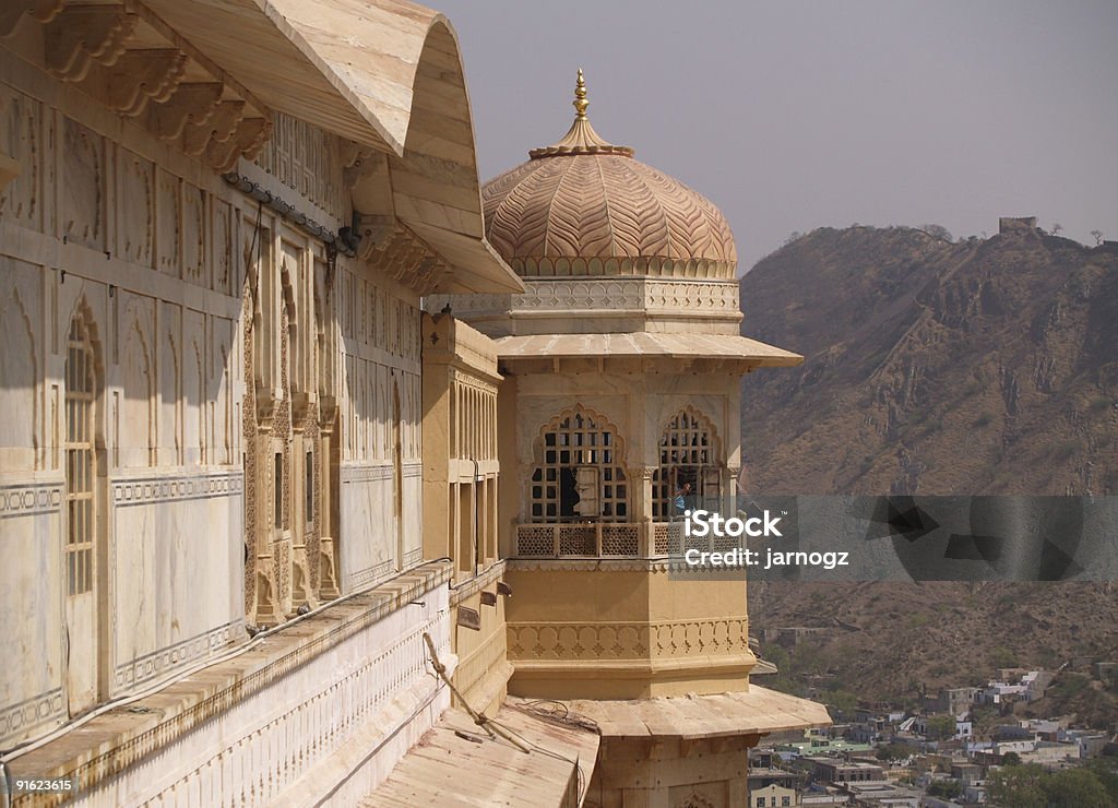 Forte Ambar, Jaipur, Índia - Royalty-free Amarelo Foto de stock