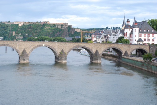 Overview of the bridge at Koblenz