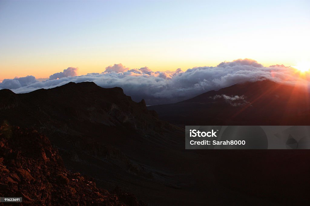 Haleakala Sonnenaufgang - Lizenzfrei Haleakala-Nationalpark Stock-Foto