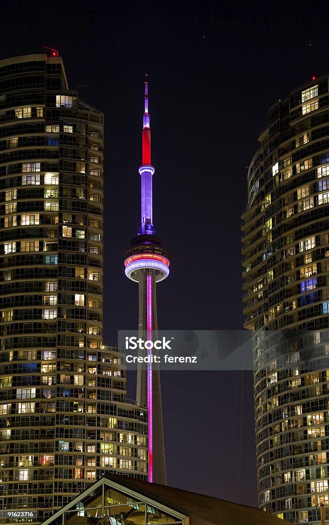 Toronto notte - Foto stock royalty-free di Notte