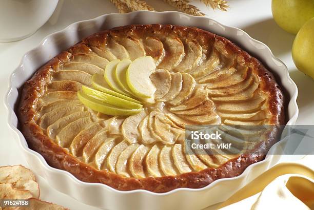 Яблочный Тарт — стоковые фотографии и другие картинки Яблочный тарт - Яблочный тарт, Яблочный пирог, Без людей
