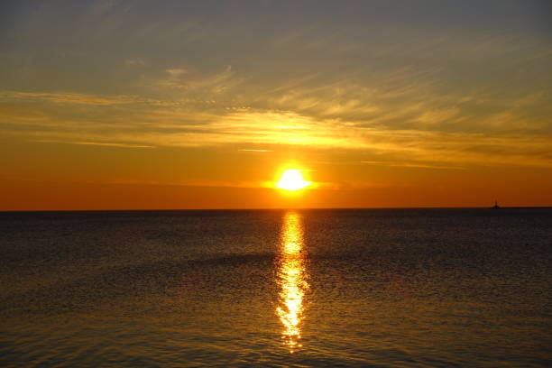 istock Sunset over the sea. 916242368