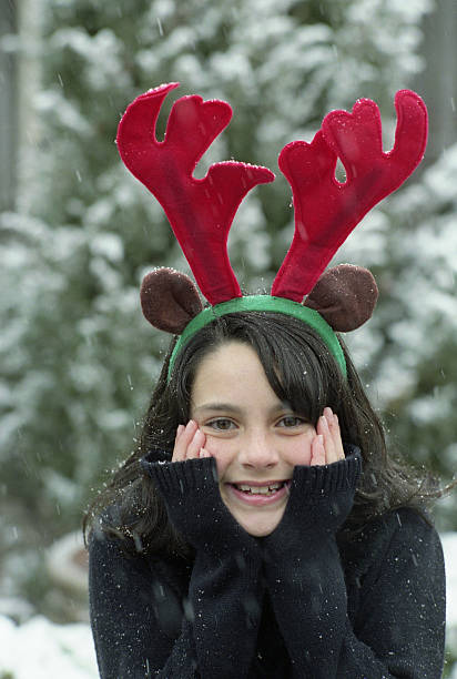 istock Festive Snowfall Celebrating Christmas 91624266