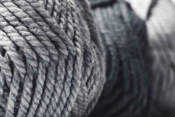 istock close up view of grey yarn balls 916245842