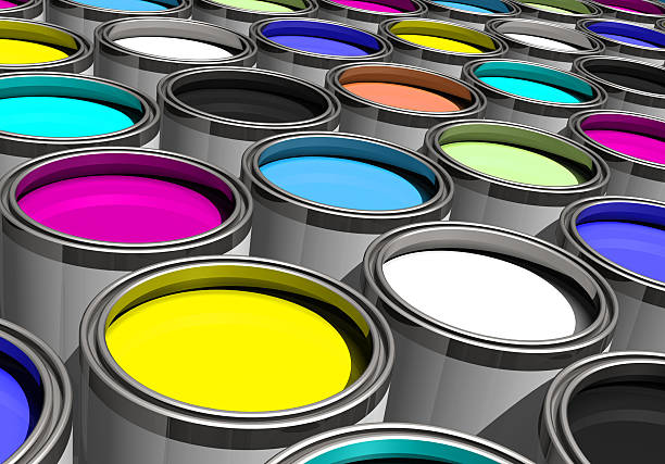istock Paints of many colors 91625313