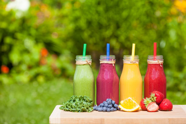 istock Healthy smoothie shakes. 916253130