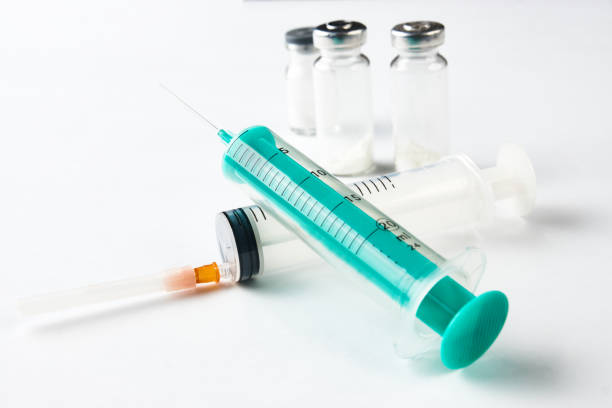 istock Medical Syringes, medicine bottles 916255346