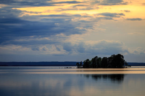 istock Summer night at a lake 916260236