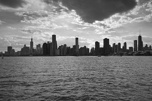istock Chicago skyline from Lake Michigan 91626297