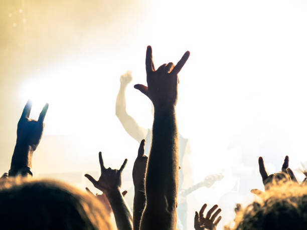 istock Concert crowd in front of a live stage 916290990