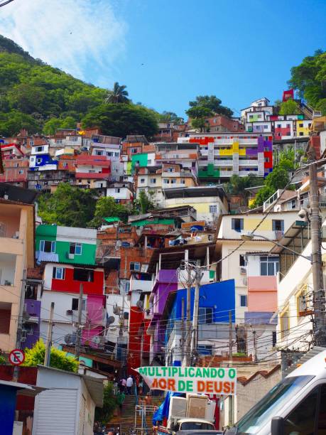 istock Streets and View of Santa Marta favela 916294132