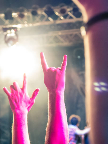 istock Concert crowd in front of a live stage 916295520