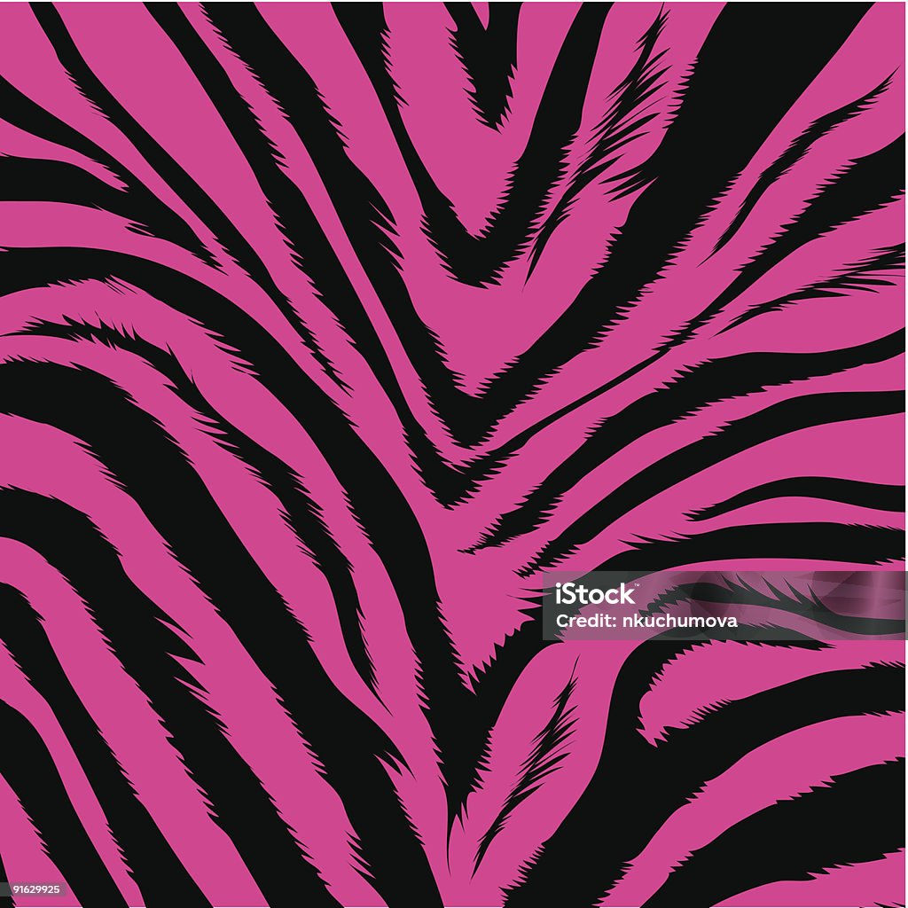 pink zebra fur aggressive pink background based on zebra fur Zebra Print stock vector
