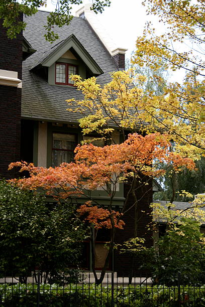 istock House in autumn 91630033