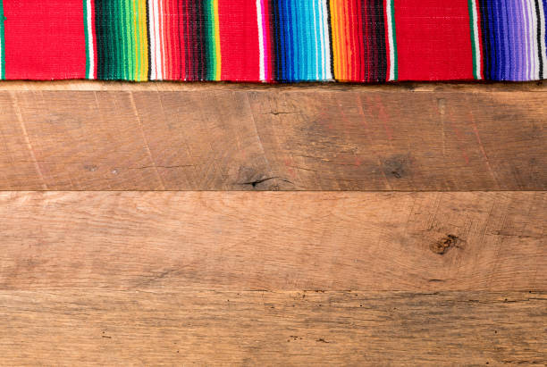 istock Cinco de Mayo background on wooden boards 916303536