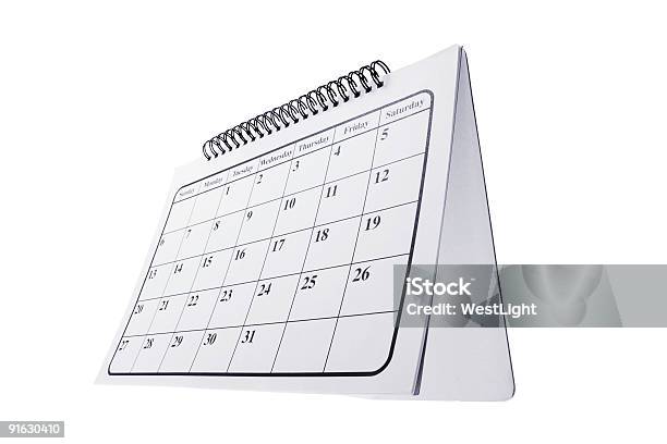 Schreibtisch Kalender Stockfoto und mehr Bilder von Datum - Datum, Farbbild, Fotografie