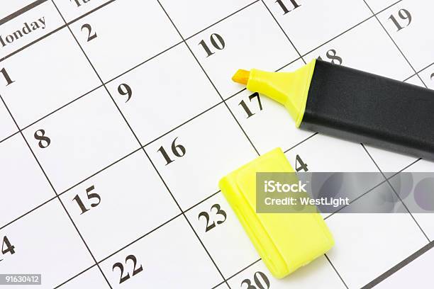 Marker Pen On Calendar Stock Photo - Download Image Now - Calendar, Calendar Date, Color Image