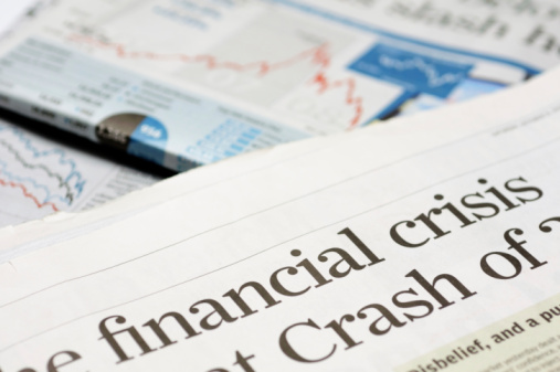 crisis financiera titulares photo