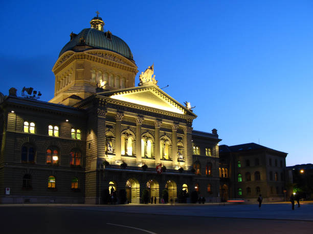 istock Bundesplatz and Federal Assembly building, Bern, Switzerland 91630699