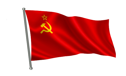 Soviet Union Flag Stock Photo - Download Image Now - iStock