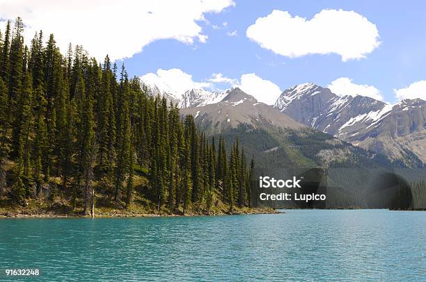 Maligne Lake - zdjęcia stockowe i więcej obrazów Alberta - Alberta, Bez ludzi, Chmura