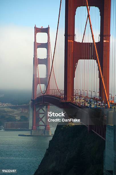 Golden Gate Bridge Stockfoto und mehr Bilder von Brücke - Brücke, Bucht, Farbbild