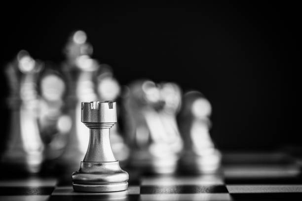 istock Strategy chess battle Intelligence challenge game on chessboard. Success the strategy concept. Chess business leader and success idea. Chess strategy game business competition success play. 916325726