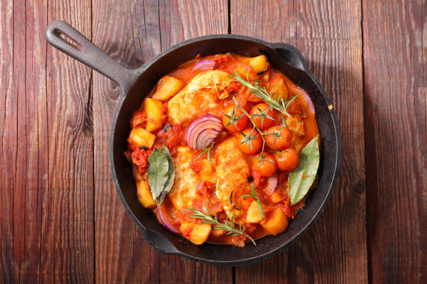 istock chicken fillet with tomato and herbs 916332900
