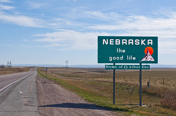 Welcome to Nebraska  nebraska stock pictures, royalty-free photos & images