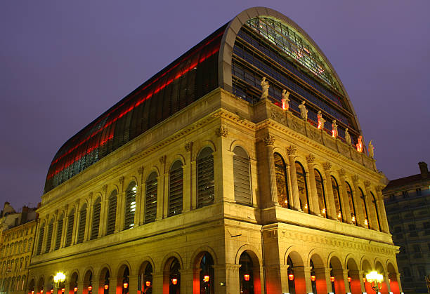 De ópera, Lyon, Francia - foto de stock