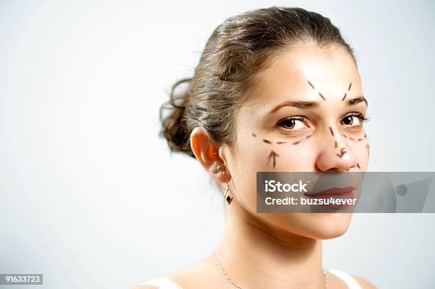 Cirurgia Estética Retrato - Fotografias de stock e mais imagens de Cicatriz - Cicatriz, Cirurgia Plástica, Mulheres