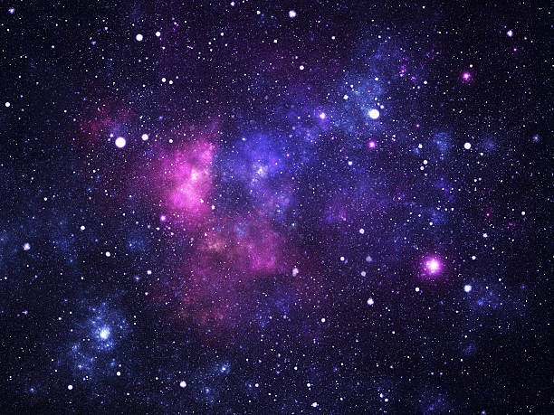 Space galaxy Blue and purple space galaxy star field photos stock pictures, royalty-free photos & images