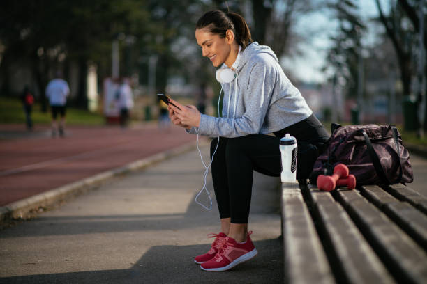 istock Smiling spotswoman at training 916339608