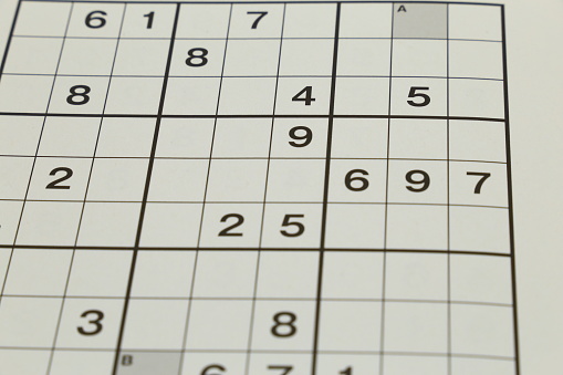 sudoku puzzle game. Vector sudoku puzzle game with numbers.