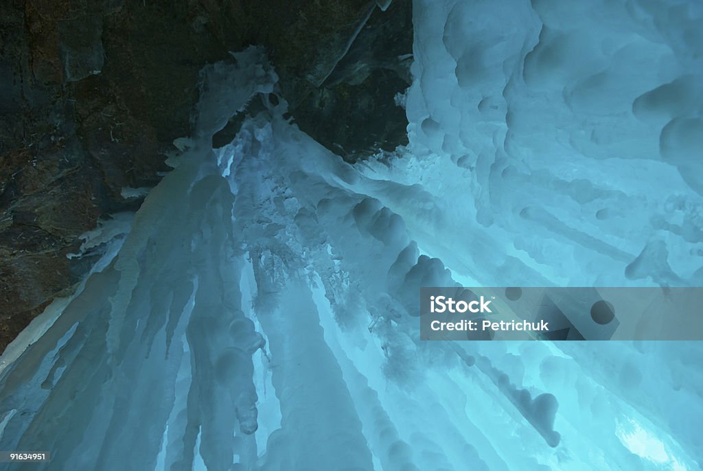 Ice grotto  Block Shape Stock Photo