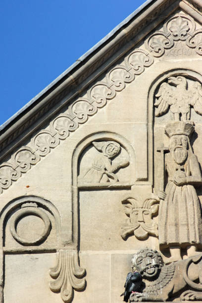 istock catholic church details ornaments and roof 916375504