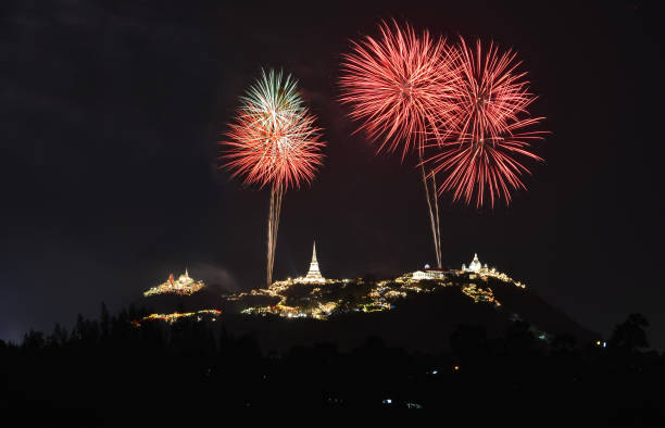 istock fireworks display for celebrations Phra Nakhon Khiri.Phetchaburi 916375760