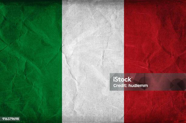 Grunge Flag Of Italy Background Stock Photo - Download Image Now - Backgrounds, Italy, Flag