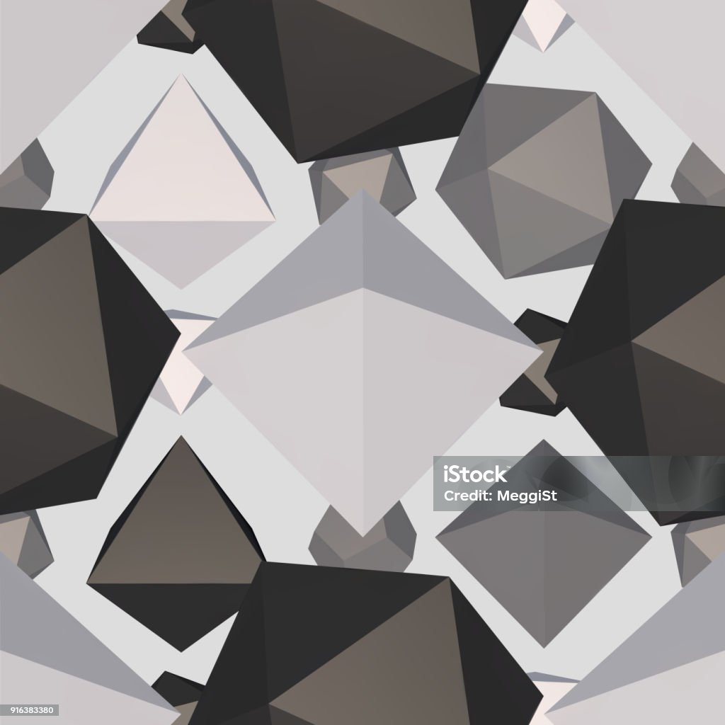Diffcult Pattern Difficult Geometric Shape Seamless Pattern Stock Illustration ...