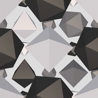 Difficult Geometric Shape Seamless Pattern Stock Illustration ...