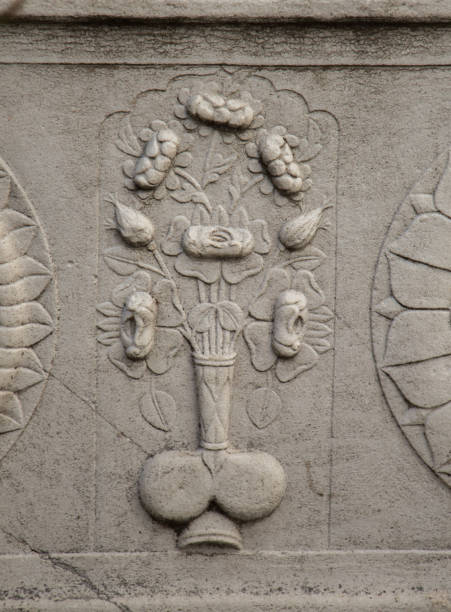 istock Ottoman marble carving art detail 916392982