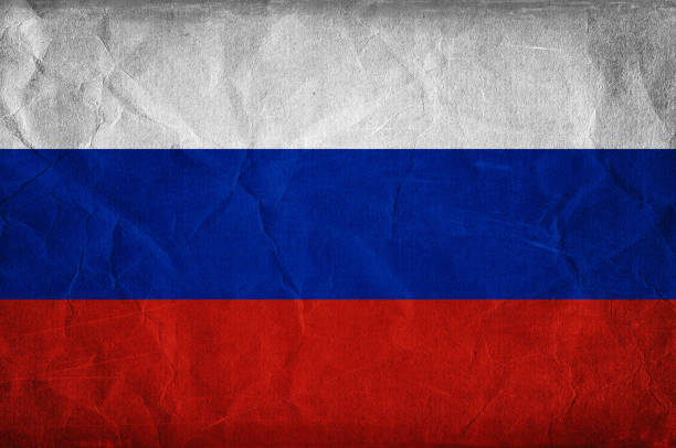 ロシアの背景のグランジ フラグ - flag russian flag russia dirty ストックフォトと画像