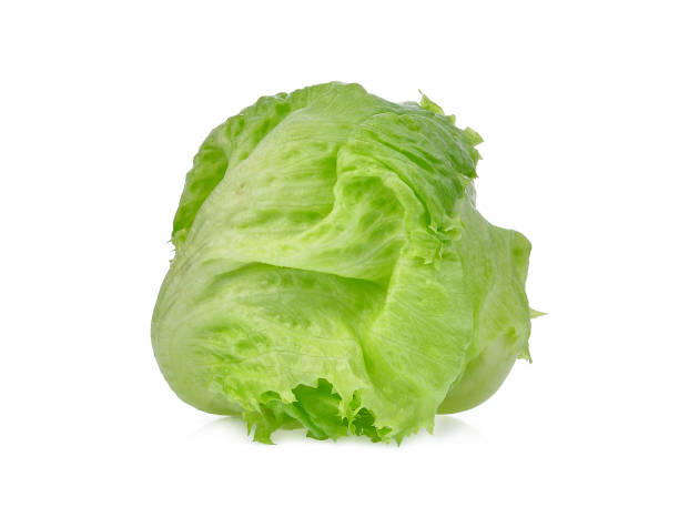 istock green iceberg lettuce isolated on white background 916400602