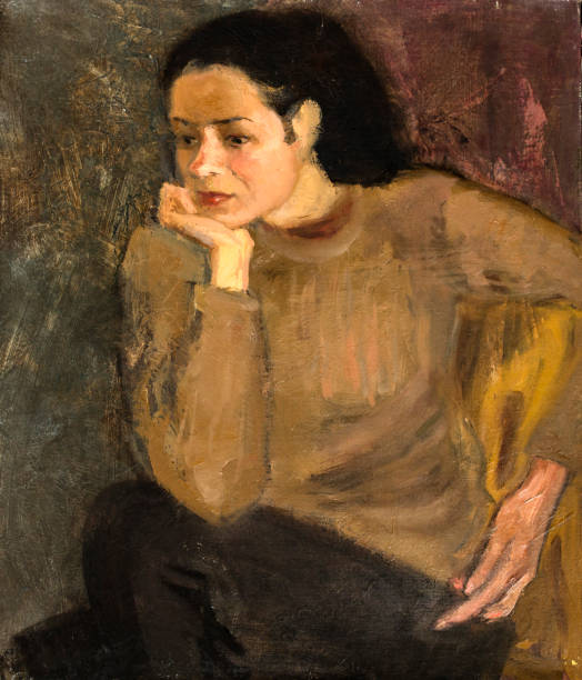 istock oil painting, portrait 916403712