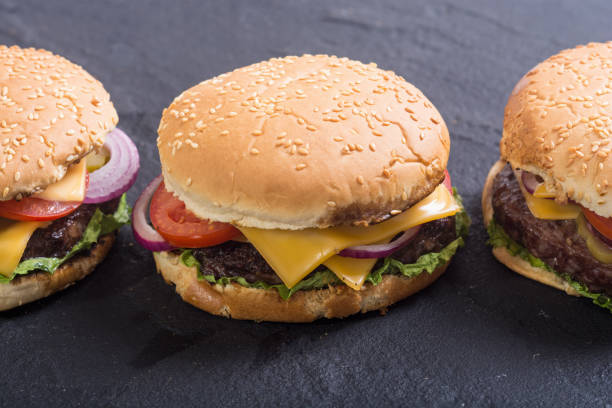 istock Unhealthy American hamburger 916421498