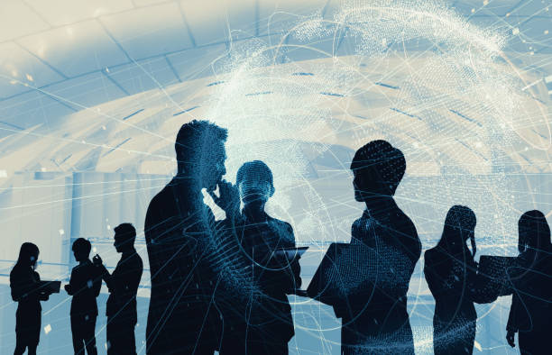 Network of business concept.